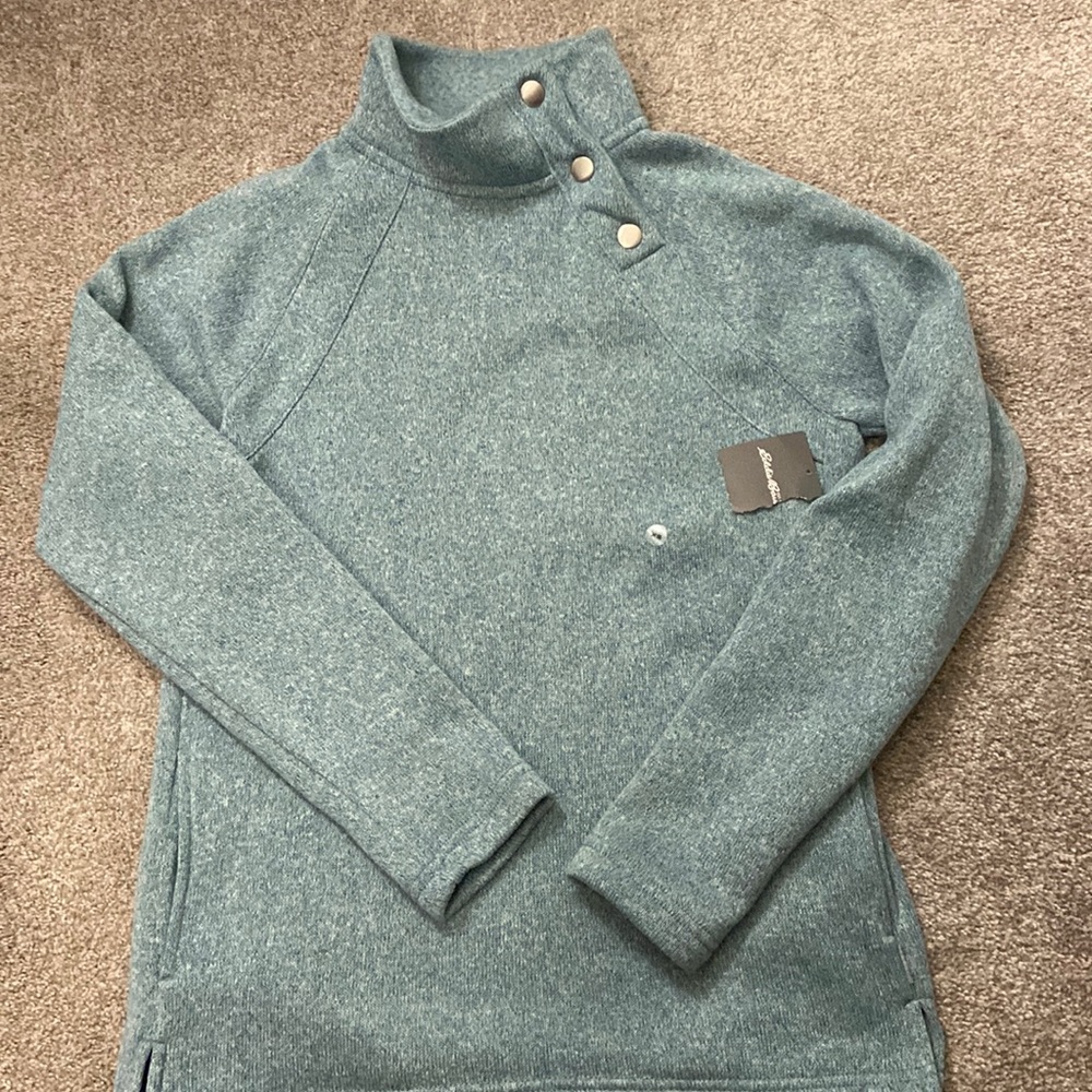 Eddie Bauer Radiator 2.0 Snap Mock Raglan Fleece Pullover